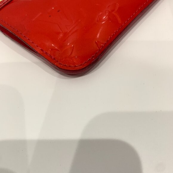 Louis Vuitton Red Vernis Key Cles Sku#84558 - Picture 4 of 12